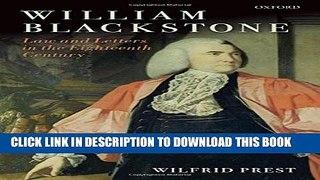 [PDF] William Blackstone: Law and Letters in the Eighteenth Century Full Colection