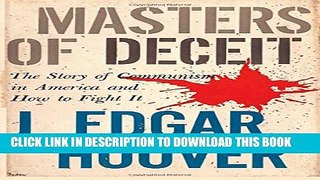 Collection Book Masters of Deceit: The Story of Communism in America and How to Fight It