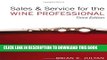 Collection Book Sales and Service for the Wine Professional