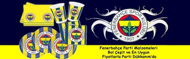 Fenerbahçe Parti Malzemeleri | Fenerbahçe'li Doğum Günü Süsleri Parti Dükkanım