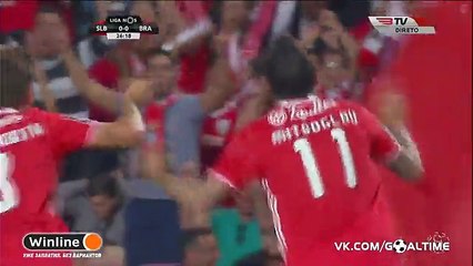 Konstantinos Mitroglou Goal - Benfica 1-0	 Braga 19.09.2016