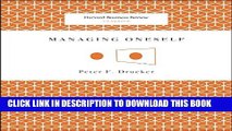 New Book Managing Oneself (Harvard Business Review Classics)
