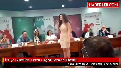 İtalya Güzeline Ecem Uzgör Benzeri Eleştiri