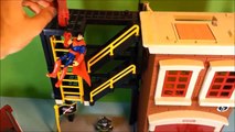 jouet pompier | Imaginext toys batman superman toys fireman fire station Speelgoed spel superheroes kids videos for boys enfants