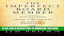 Collection Book The Imperfect Board Member: Discovering the Seven Disciplines of Governance