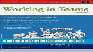 Collection Book Crisp: Working in Teams, Revised Edition: A Team Member Guidebook (50-Minute Series)