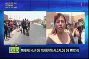 Trujillo: muere hija de teniente alcalde de Moche tras atropello