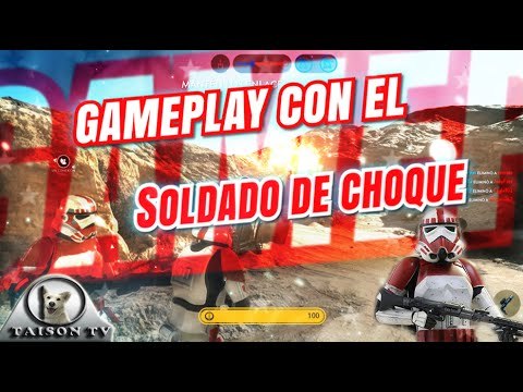 Gameplay con el Soldado de Choque en Asalto a los Caminantes Star Wars Battlefront