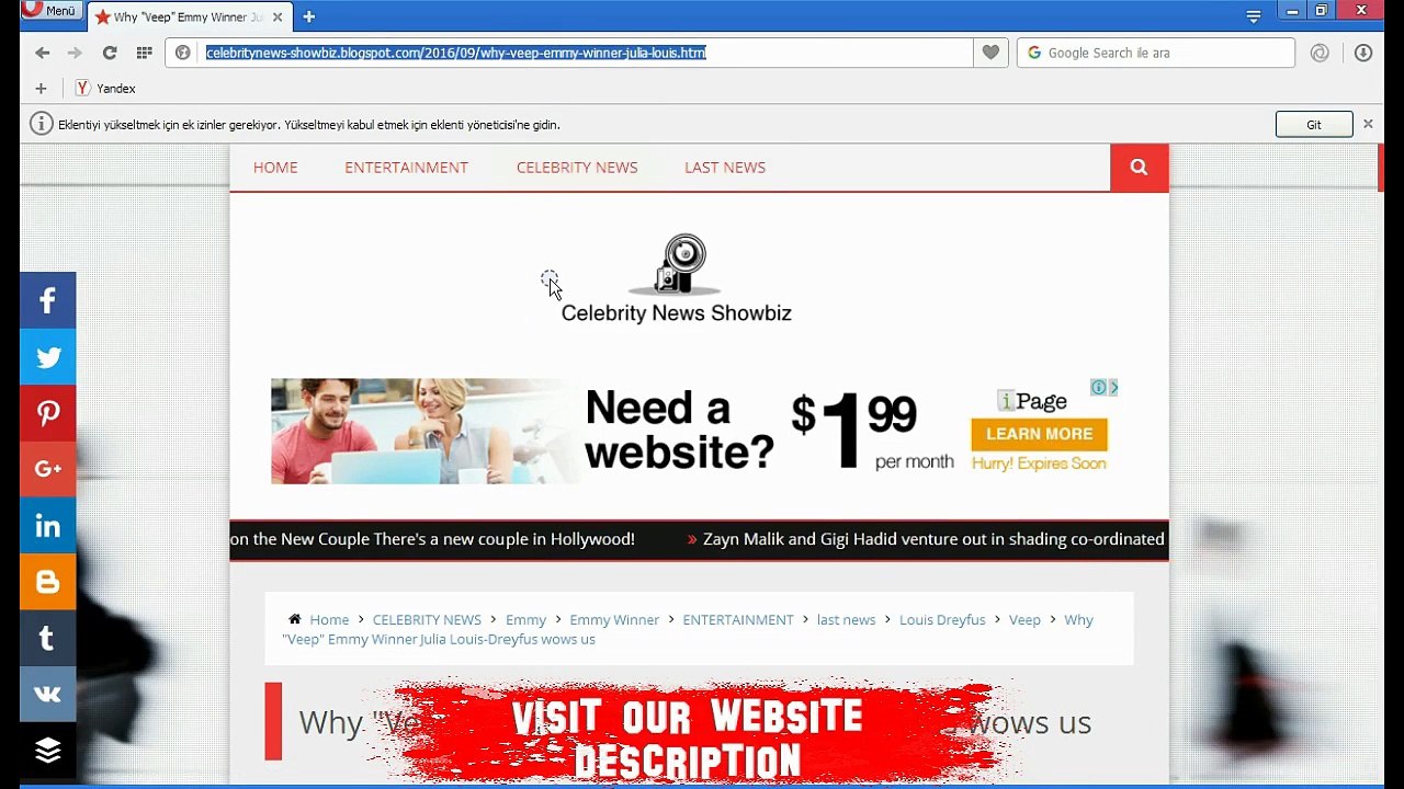 Why Veep Emmy | Winner Julia Louis Dreyfus wows us