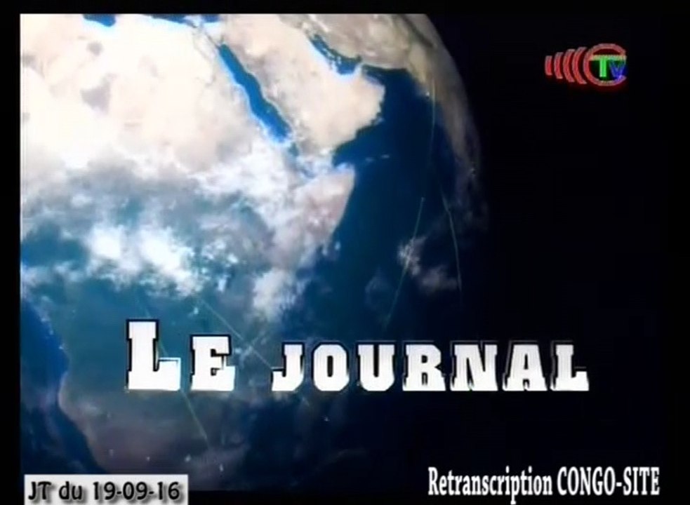Journal de 20h TVCongo du Lundi 19 septembre 2016 -By Congo-Site