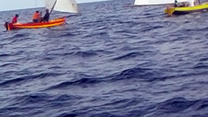 Regata delle Lance Pantesche 18 Settembre 2016 Pantelleria giro della 2° Boa