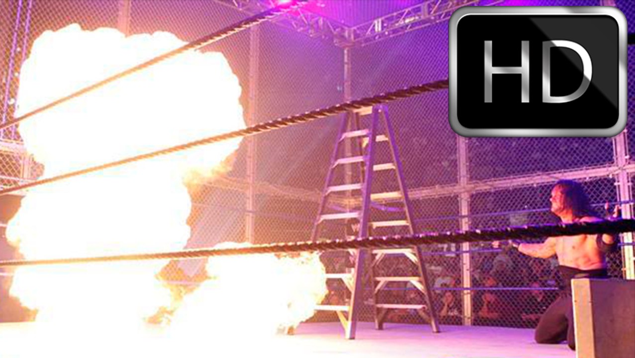 WWE Summerslam 2008 The Undertaker vs EDGE Hell in a Cell Match 720p HD