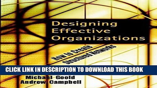 [PDF] Designing Effective Organizations: How to Create Structured Networks Popular Online