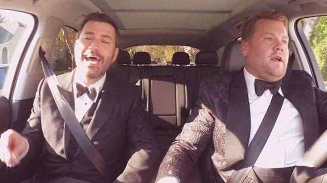 Jimmy Kimmel Road to 2016 Emmys With Carpool Karoke,Dragons