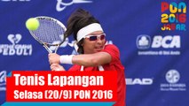 Tenis Lapangan - Pagi, Selasa (19/9)