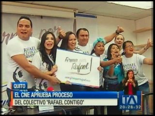 El CNE aprueba proceso de colectivo ‘Rafael Contigo Siempre’