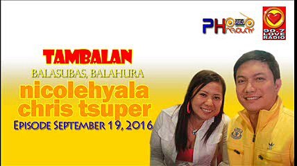 Tambalan Nicole Hyala at Chris Tsuper 8AM Replay - September 19, 2016 PART 1