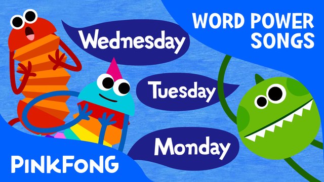 Seven Days | Days of the Week Song | Word Power | PINKFONG Songs for Children