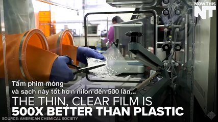Phát minh túi nilon ăn được
