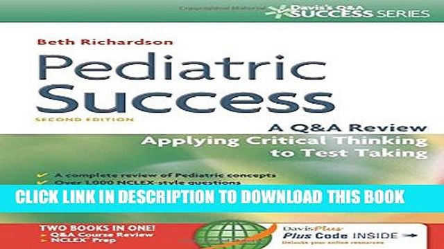 [PDF] Pediatric Success: A Q A Review Applying Critical Thinking to Test Taking Popular Online