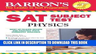 New Book Barron s SAT Subject Test Physics
