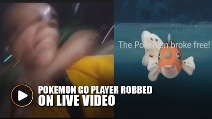 Pokémon Go player punched, robbed on live stream