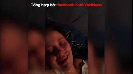Chàng trai quay lén bạn gái ngủ và kết quả