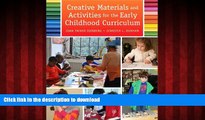 FAVORIT BOOK Creative Materials and Activities for the Early Childhood Curriculum READ PDF FILE