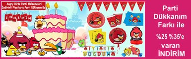Angry Birds Parti Malzemeleri | Angry Birds Doğum Günü Süsleri Fiyatı Parti Dükkanım