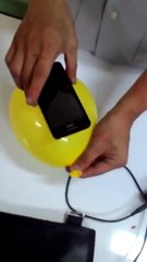 Make mobile cover with baloon .  must watch .