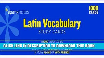 [PDF] Latin Vocabulary SparkNotes Study Cards Full Online