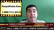 Tennessee Volunteers vs. Florida Gators Free Pick Prediction NCAA College Football Odds Preview 9-24-2016