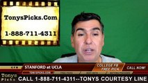 UCLA Bruins vs. Stanford Cardinal Free Pick Prediction NCAA College Football Odds Preview 9-24-2016