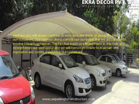 Car Parking Tensile Structure Suppliers & Manufacturer in India