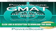 [PDF] The PowerScore GMAT Critical Reasoning Bible Popular Colection