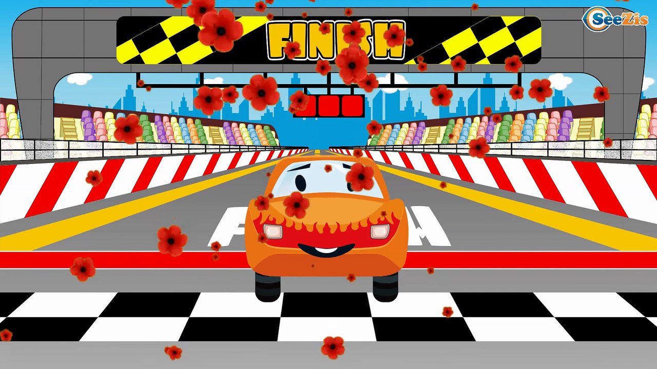 Мультфильмы - мультики Про машинки - Полицейская машина и Пожарная машина Видео для детей