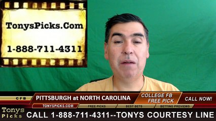 Descargar video: North Carolina Tar Heels vs. Pittsburgh Panthers Free Pick Prediction NCAA College Football Odds Preview 9/24/2016