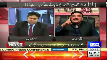 Anchor Kamran Shahid Launghing, When Sheikh Rasheed Making Fun Of PML-N Leader Zaeem Qadri