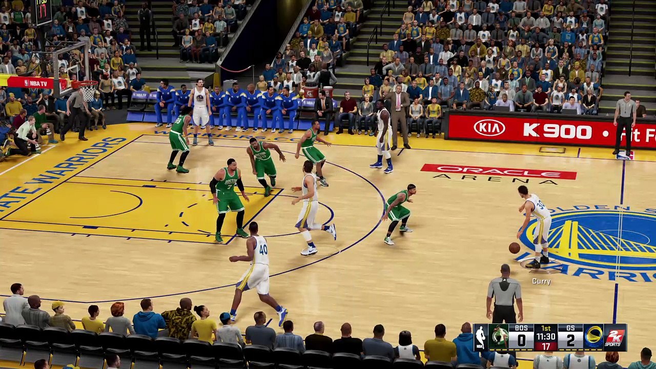 NBA 2K16 menu b