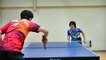 Coups de ping pong de fous par des joueurs pros en Asie