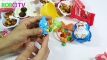 Vui với đồ chơi trẻ em bóc trứng Chim cánh cụt & trứng Socola Kinder và trứng người nhện