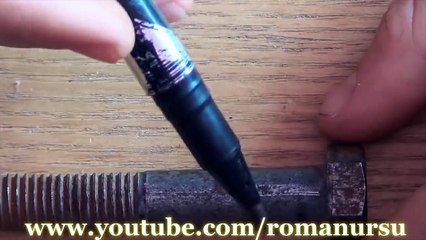 How to make a mini CANNON with a screw-bolt / Tutorial