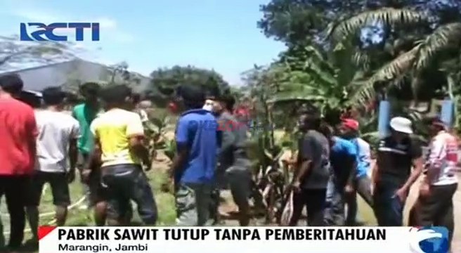 Warga Segel Pabrik Kelapa Sawit