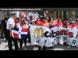 États Unis des milliers d'employés McDonald's manifestent pour de meilleurs salaires