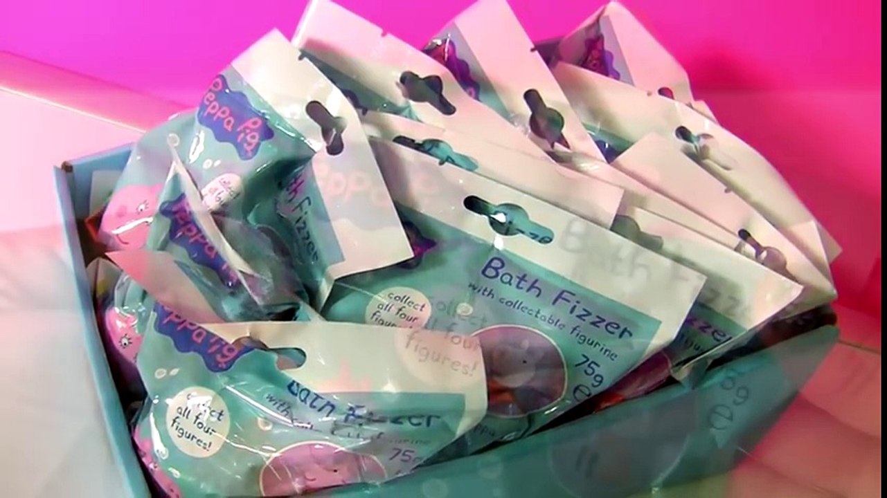 12 Peppa Pig Bath Bombs Bubble Balls Toys Surprise FULL CASE by Disneycollector Funtoys