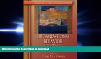 READ THE NEW BOOK Organizational Behavior in Education: Adaptive Leadership and School Reform,