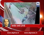 CCTV FOOTAGE_ Police arrest man for stabbing woman 22 times in Delhi's Burari