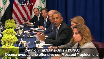 Irak: Obama évoque une offensive sur Mossoul "rapidement"