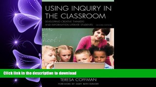 FAVORIT BOOK Using Inquiry in the Classroom: Developing Creative Thinkers and Information Literate