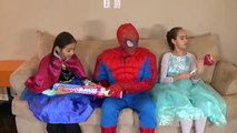 JOKER VS SCARY SNAKE VS SPIDERMAN W_ PINK SPIDERGIRL FROZEN ELSA SUPERHEROES FUN! IRL